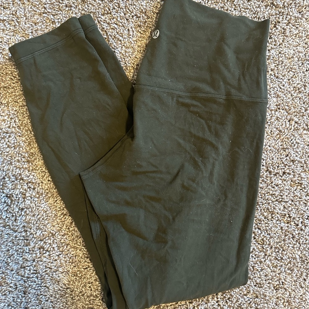 Lululemon Athletica Dark Green Leggings